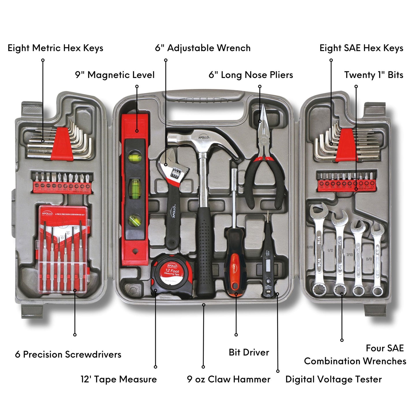 53 Piece Household Tool Kit - DT9408