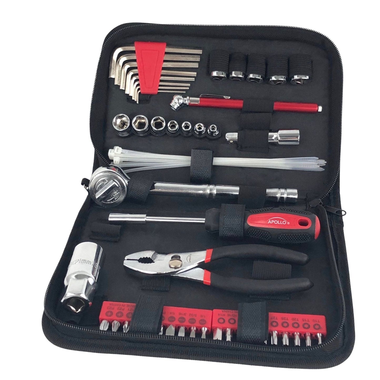 56 Piece Metric Auto Tool Set In Zipper Case - DT9775