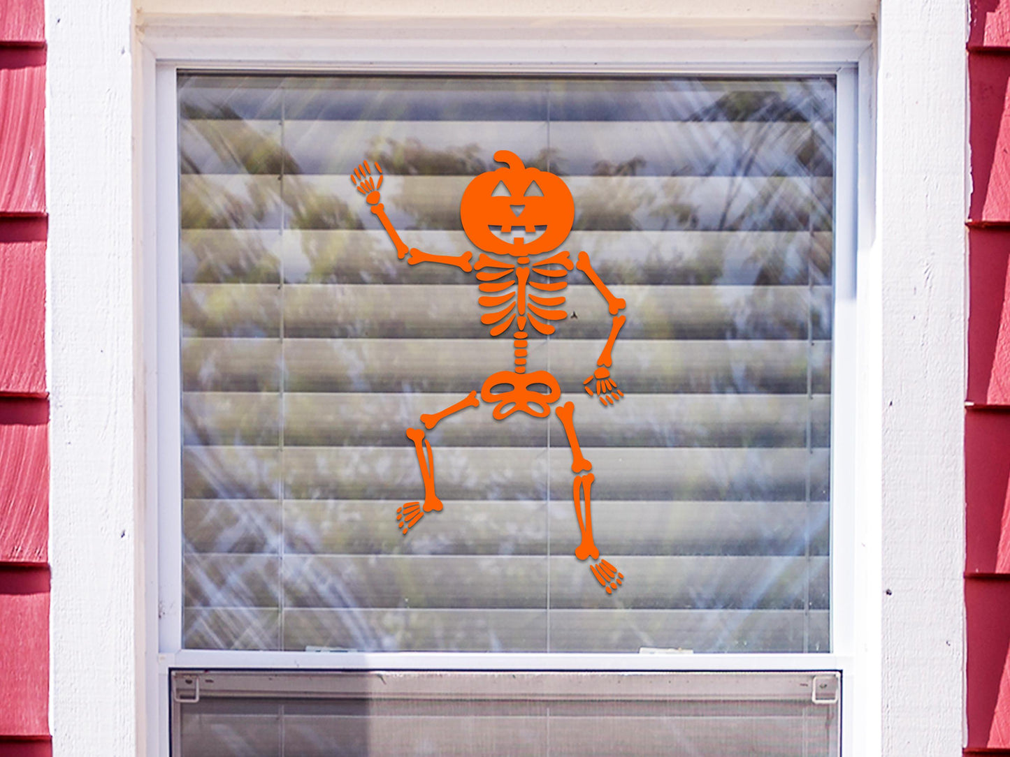 Dancing Skeleton Window Sticker | Vinyl Decal