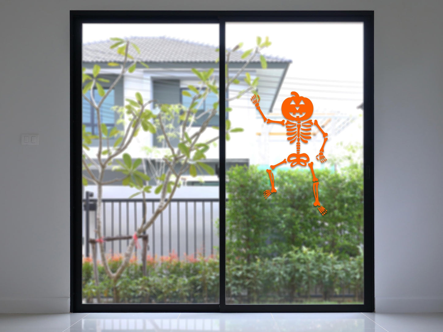 Dancing Skeleton Window Sticker | Vinyl Decal