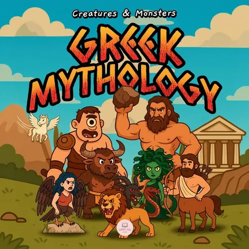 Greek Mythology Creatures & Monsters for Kids: An Illustrated Guide to Discover the Most Amazing Legendary Creatures from Ancient Greece