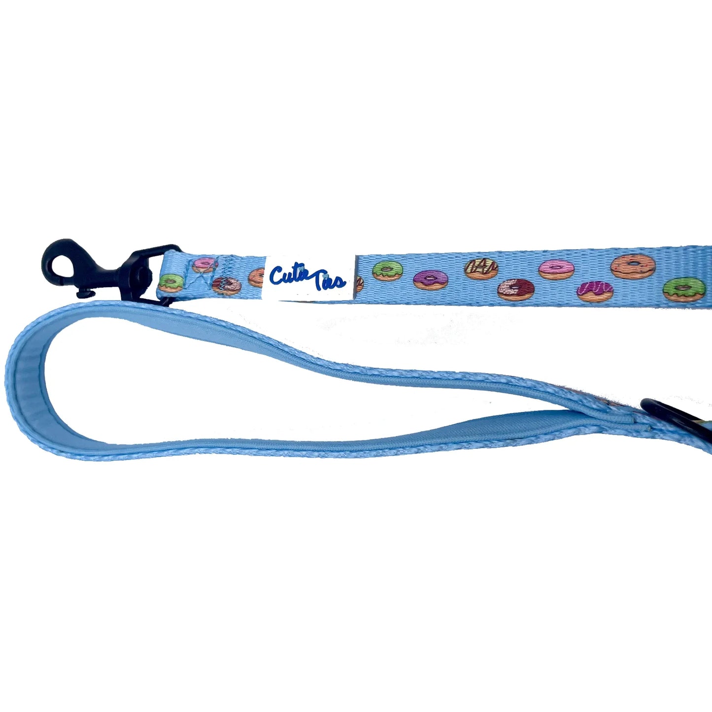 Donuts Blue Dog Leash