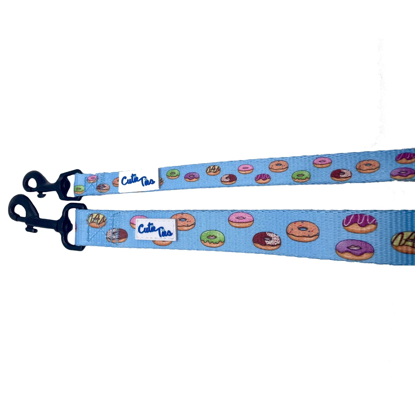Donuts Blue Dog Leash