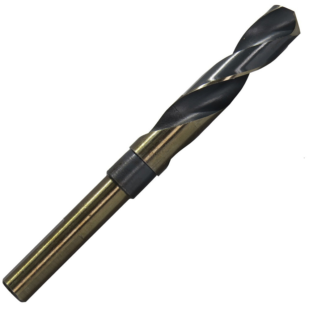 17/32" Reduced Shank HSS Black & Gold KFD Drill Bit, 3/8" Shank, KFDRSD3/8X17/32
