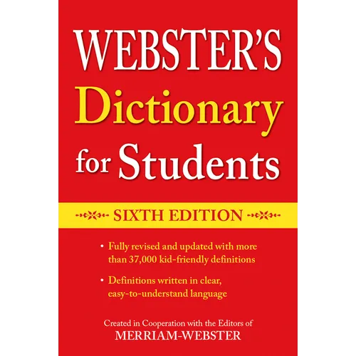 Webster's Dictionary for Students, Sixth Edition