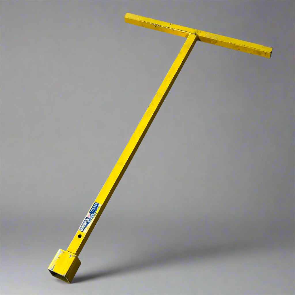 PLUMB-PRO Telescopic Valve Wrench 24" Handle 3-1/2' 402 Yellow