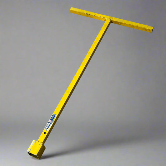 PLUMB-PRO Telescopic Valve Wrench 24" Handle 3-1/2' 402 Yellow