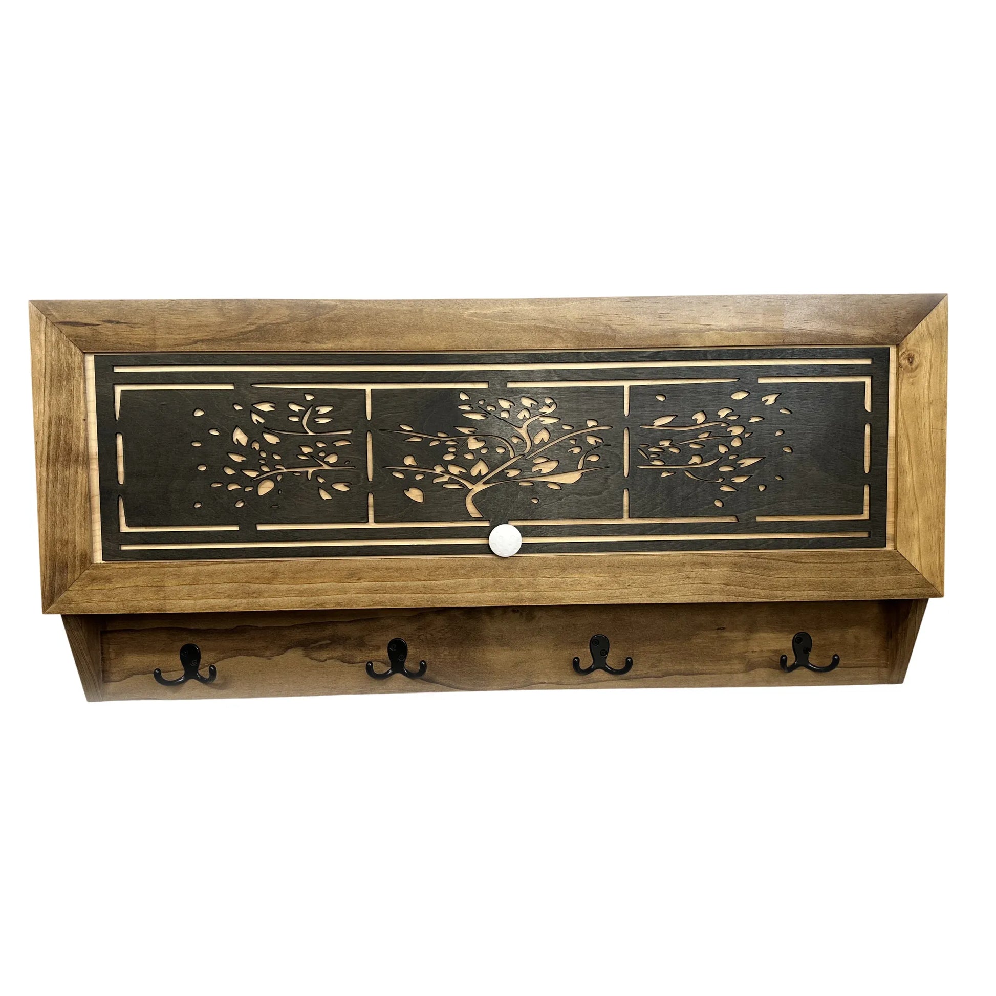 Coat Rack Hidden Gun Storage - Woodland Tree