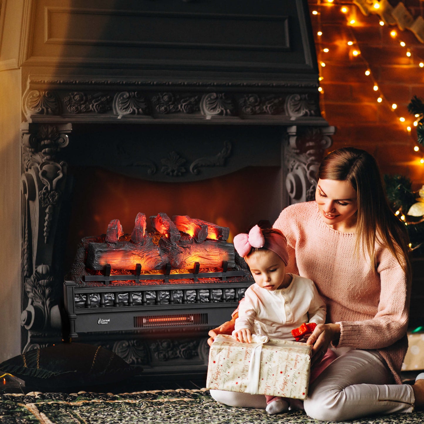 Eternal Flame EF30-PB Electric Fireplace Logs