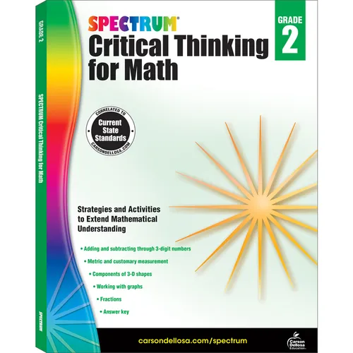 Spectrum Critical Thinking for Math, Grade 2: Volume 44
