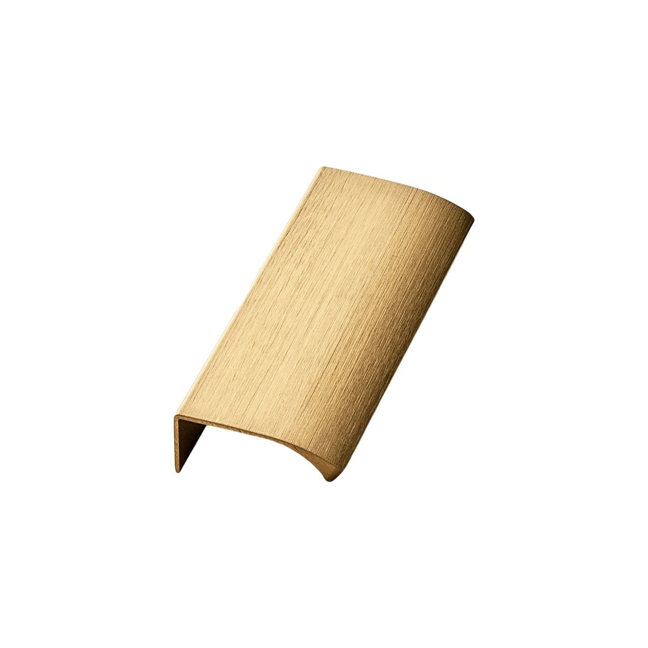 Brushed Bronze "Edge Straight" Tab Drawer Pulls