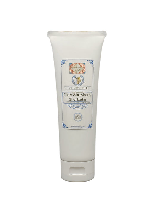 Ella's Strawberry Shortcake Goat Milk Lotion 8 oz.