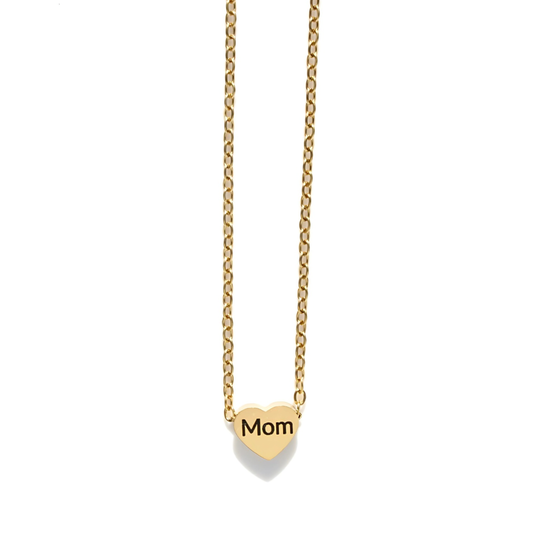 Custom Engraved Heart Necklace