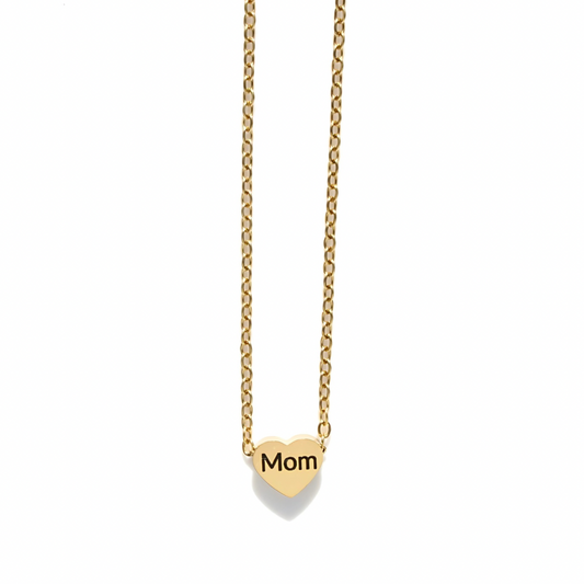 Custom Engraved Heart Necklace