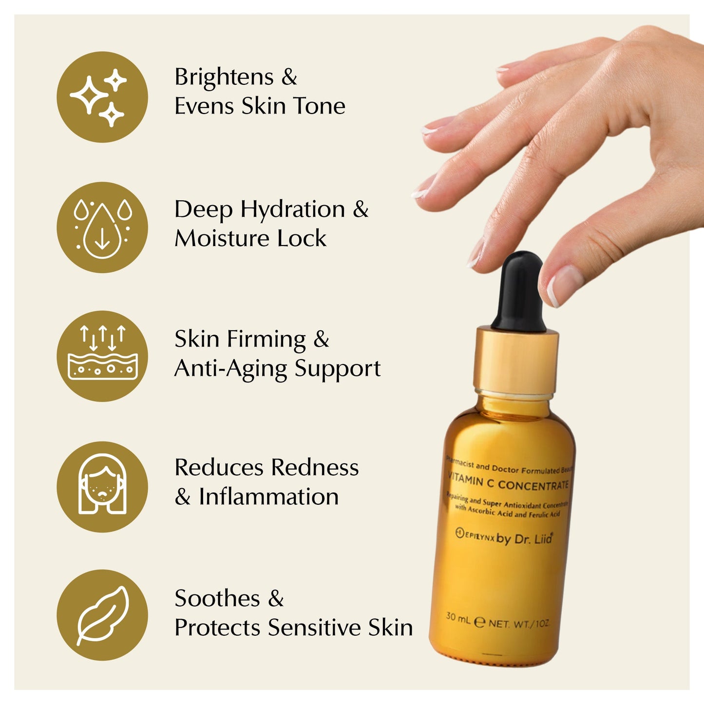 Brightening Vitamin C Serum - Skin Damage Repair