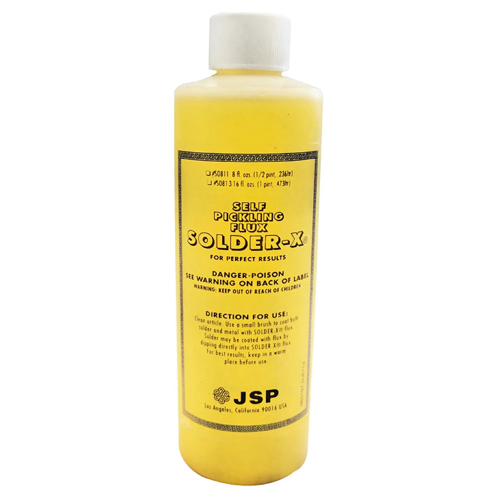 JSP SOLDER-X Self-Pickling Flux – Professional Jewelry Soldering for Gold, Silver & Platinum (8 oz)