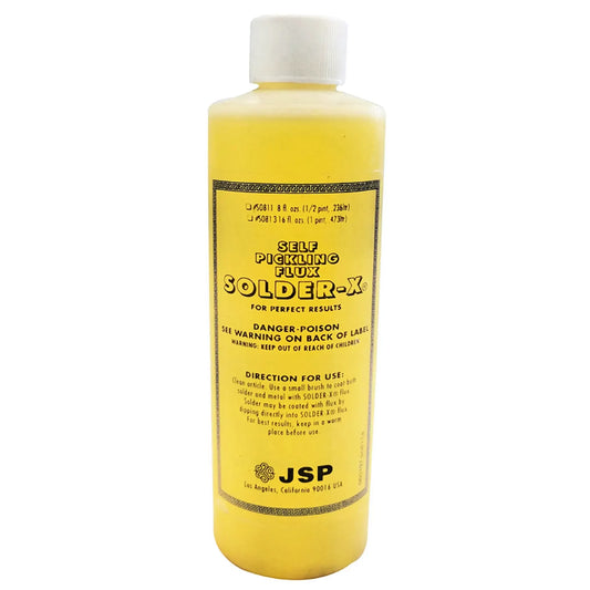 JSP SOLDER-X Self-Pickling Flux – Professional Jewelry Soldering for Gold, Silver & Platinum (8 oz)