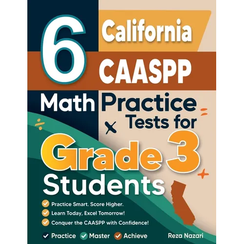 6 California CAASPP Math Practice Tests for Grade 3 Students