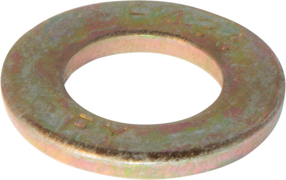 1/2 F436 Flat Washer Yellow Zinc Plated