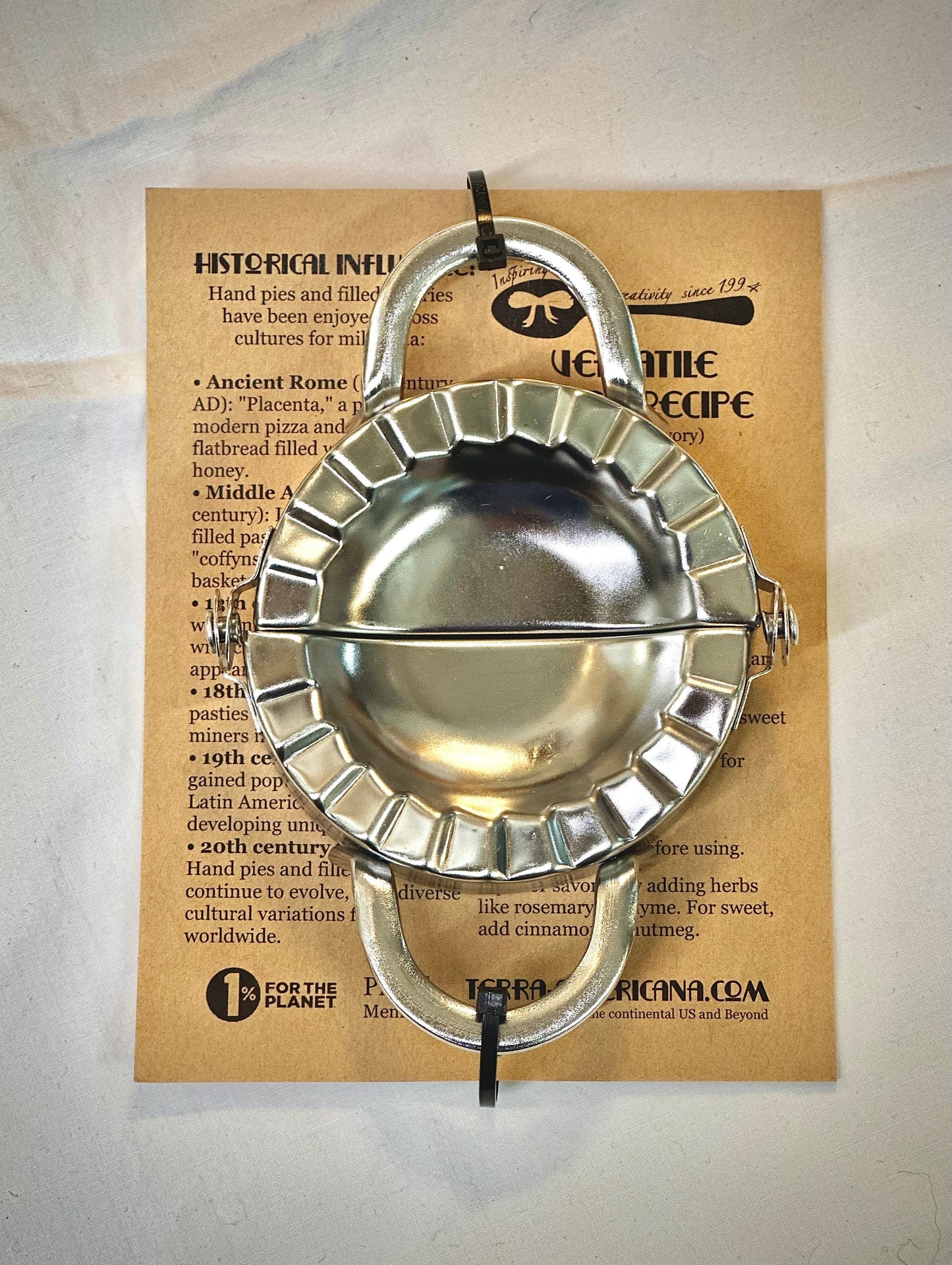 Miniature Stainless Steel Hand Pie Press