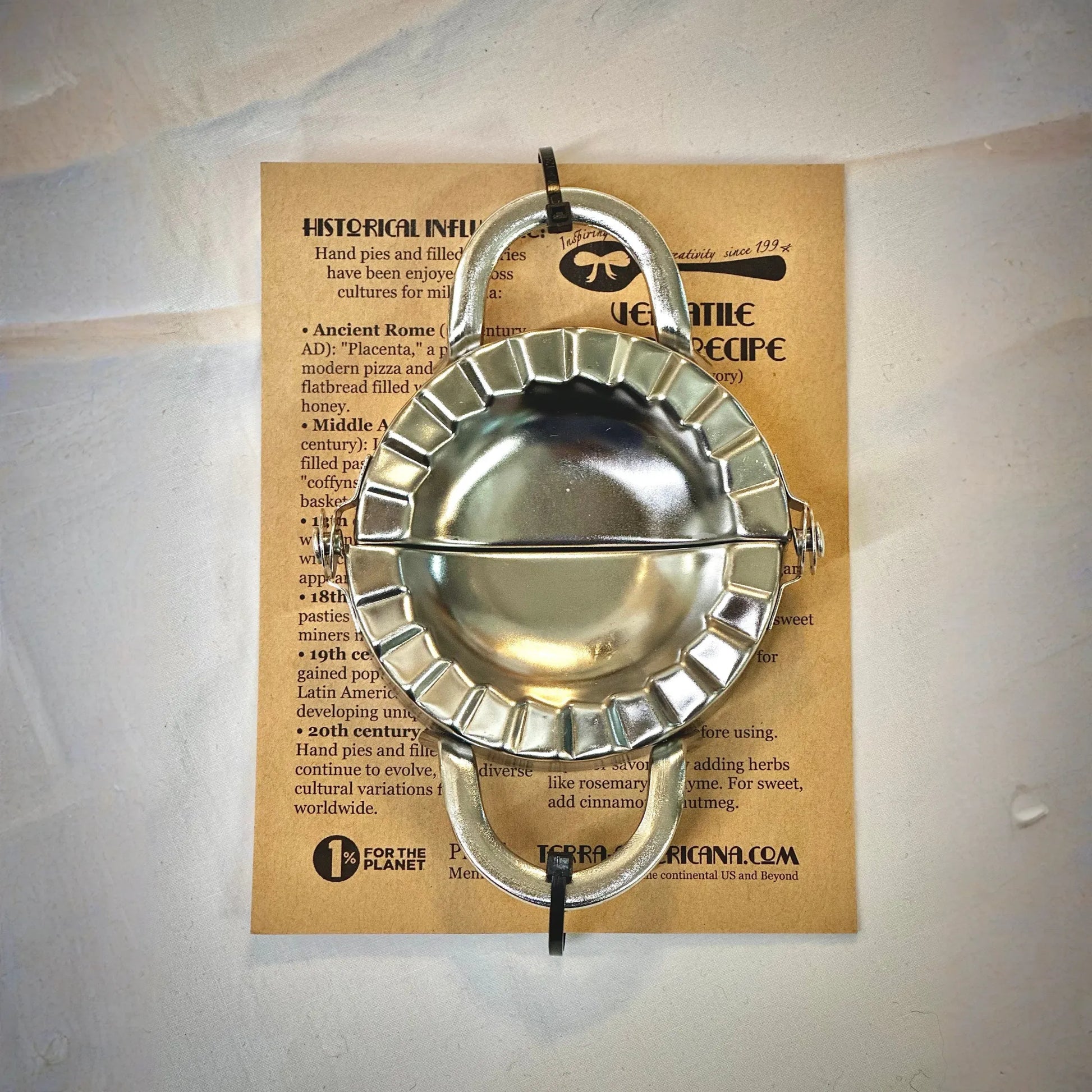 Miniature Stainless Steel Hand Pie Press