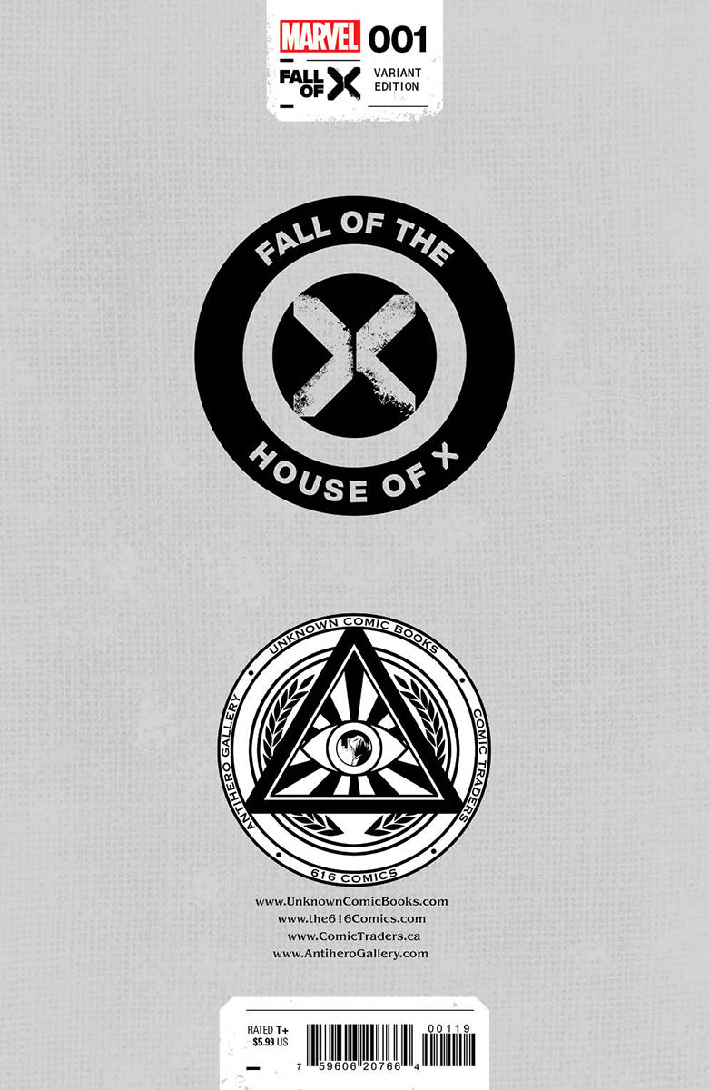 [Signed by Nathan Szerdy] FALL OF THE HOUSE OF X #1 [FHX] UNKNOWN COMICS NATHAN SZERDY EXCLUSIVE VAR [IN STOCK]
