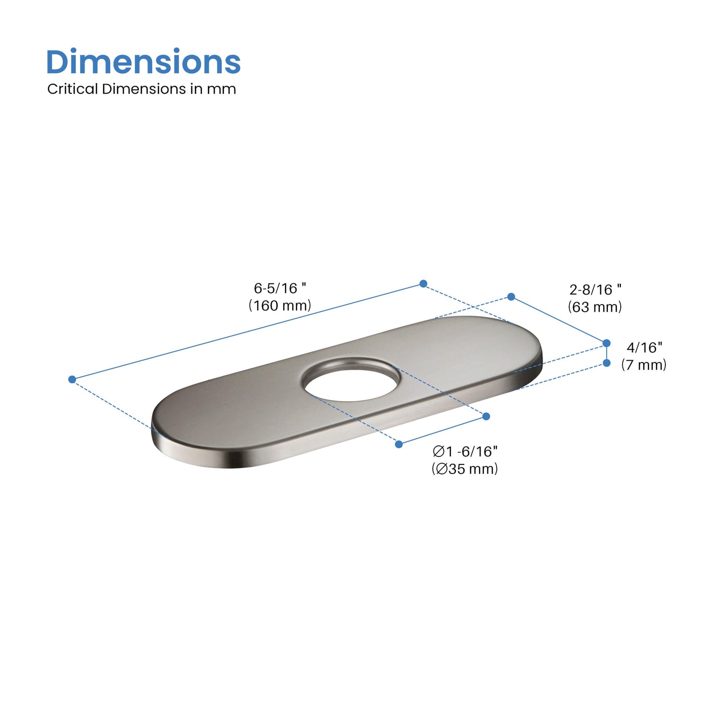 10 Inch Kitchen Faucet Hole Cover