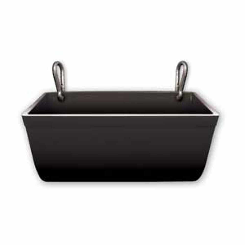 Maxi-Lift: Black Small Fence Feeder 3.5QT