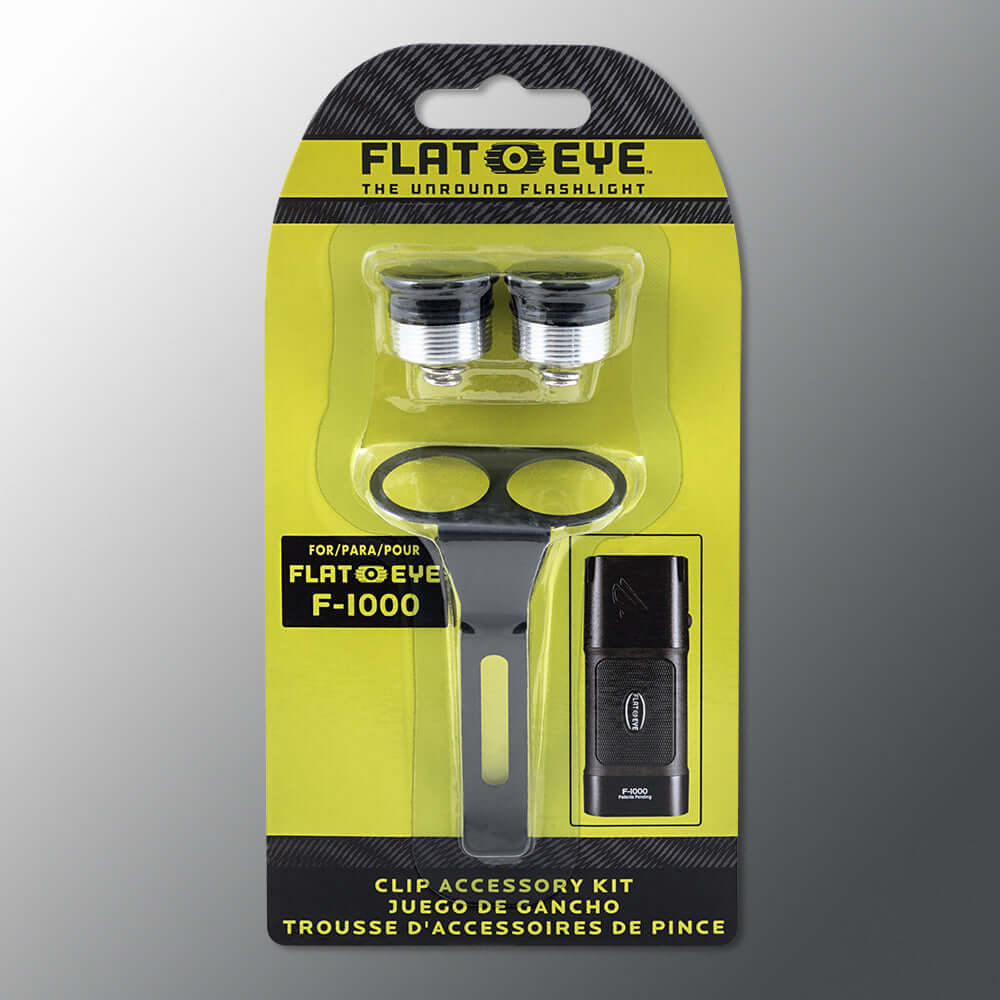 FLATEYE™ F-1000 Flashlight Tactical Clip