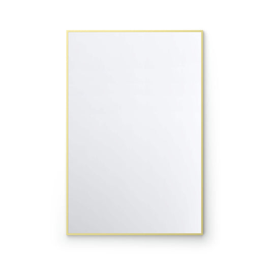 24" x 36" Metal Frame Shatterproof Wall Mount Mirror