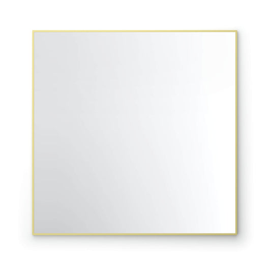 36" x 36" Metal Frame Shatterproof Wall Mount Mirror