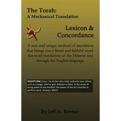 The Torah: A Mechanical Translation - Lexicon and Concordance