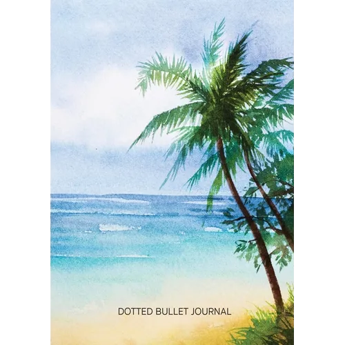 Watercolor Beach - Dotted Bullet Journal: Medium A5 - 5.83X8.27