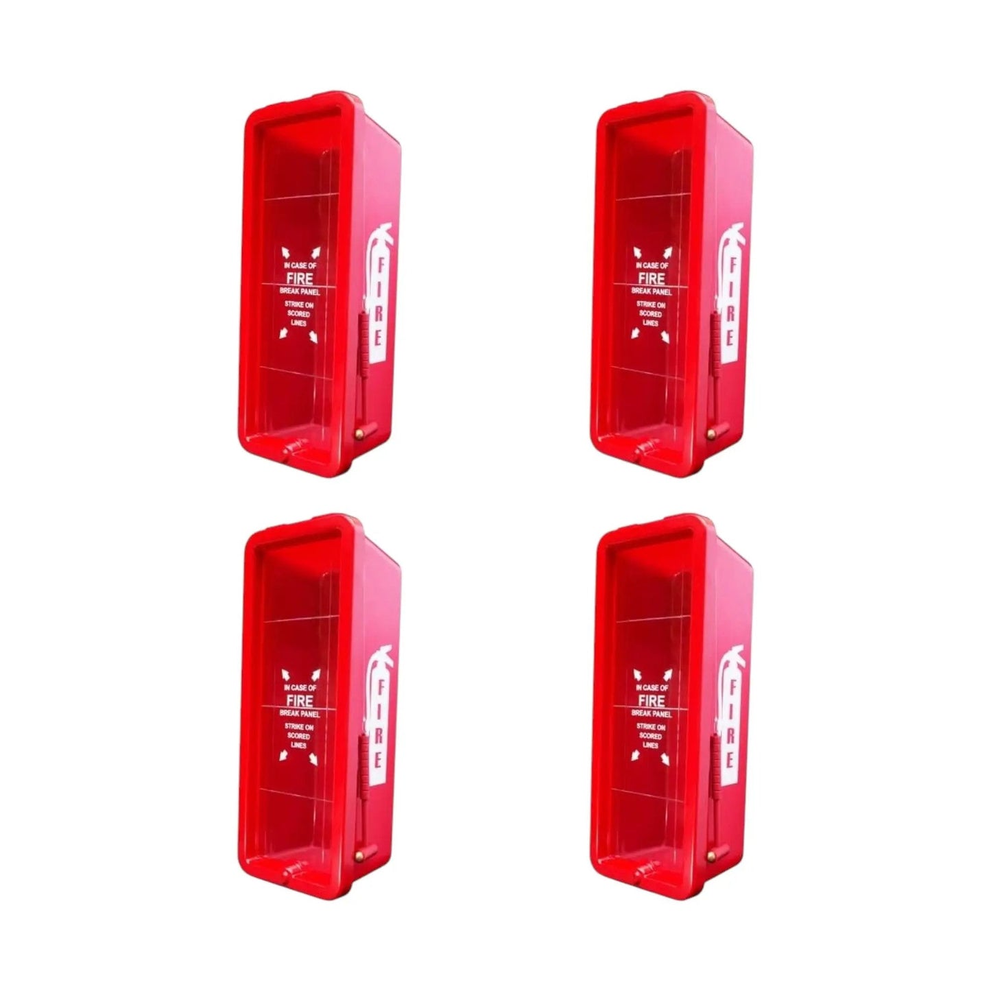 Fire Extinguisher Cabinet 10 lb Red for Easy Access
