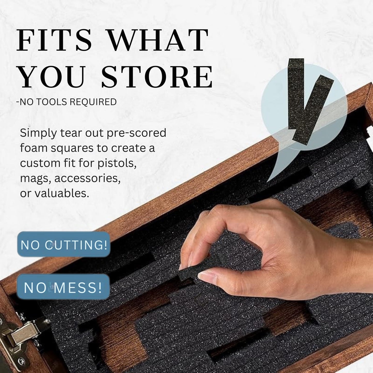 Bless This Home And All Who Enter Decorative Wall-Mounted Secure Gun Cabinet