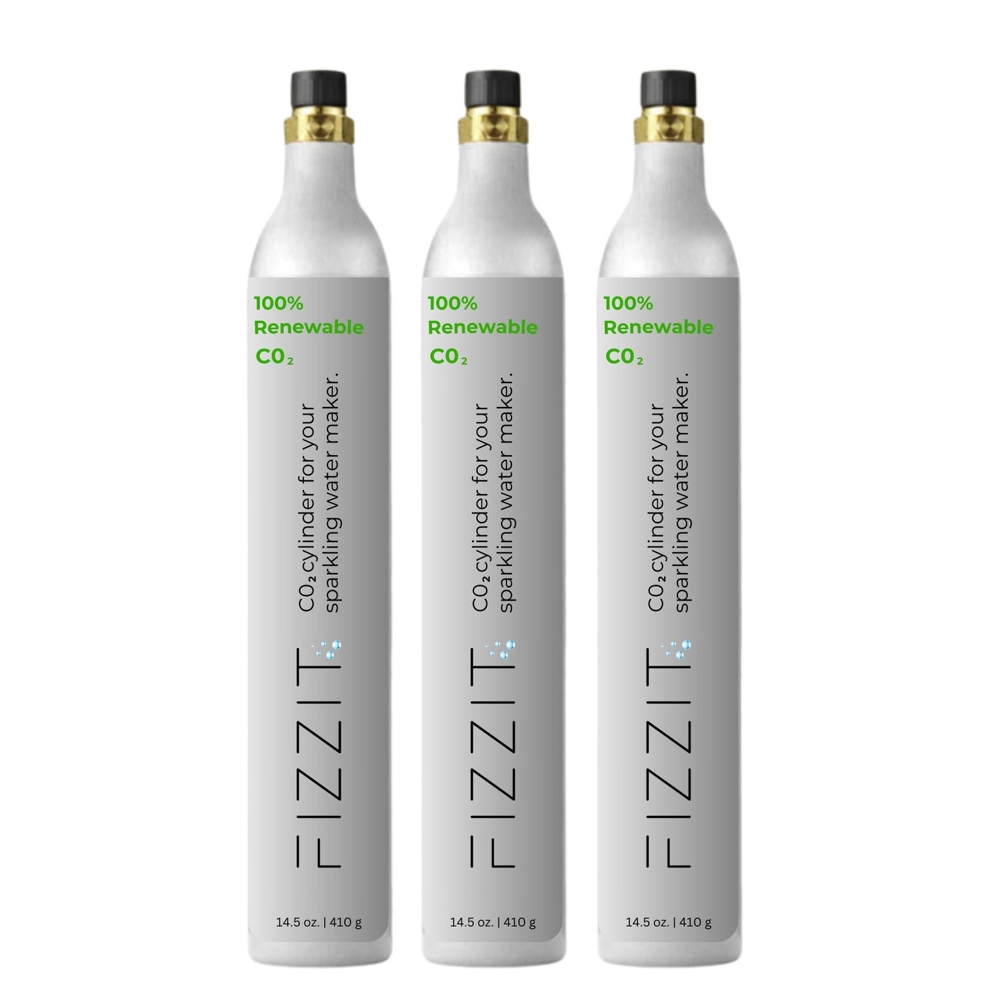 FIZZIT™ C02 Gas Cylinder - 60L | Premium Grade C02 | 100% Renewable CO2