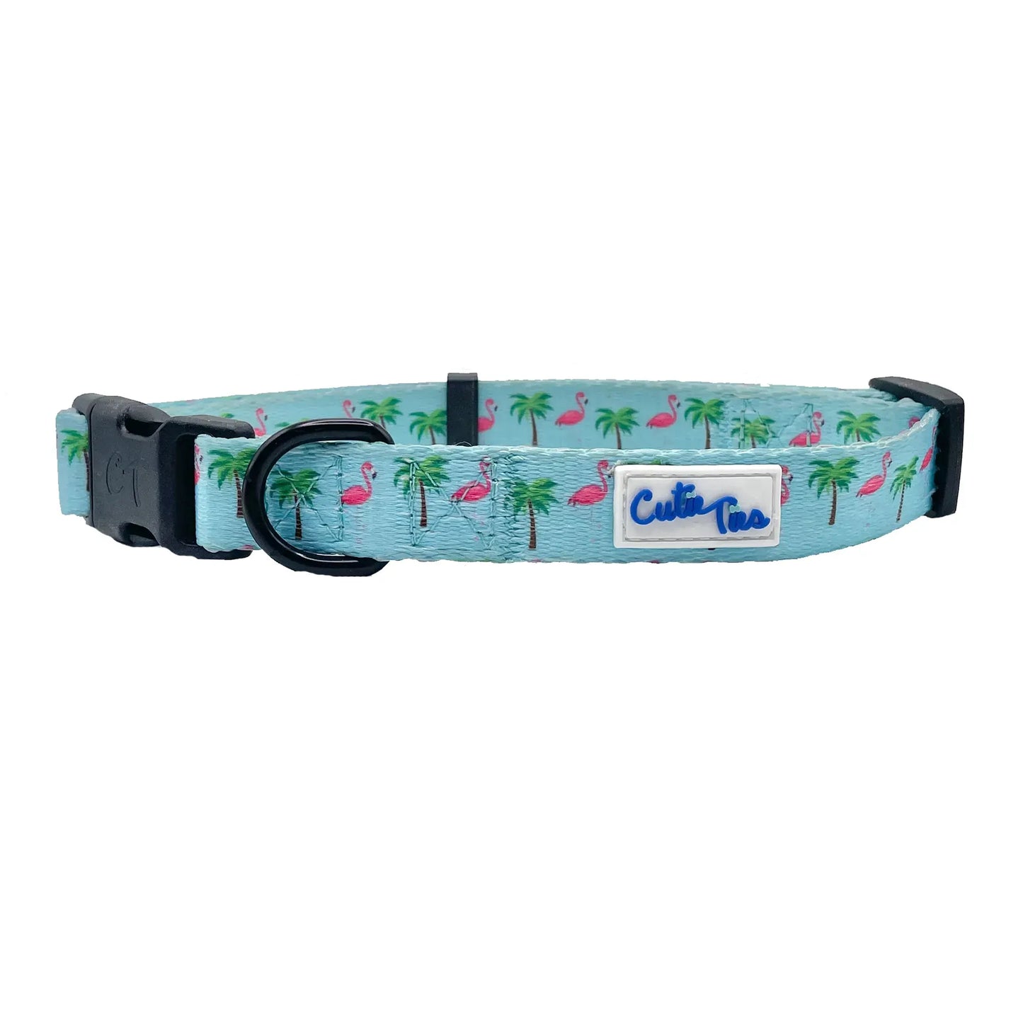 Flamingo Miami Vice Dog Collar