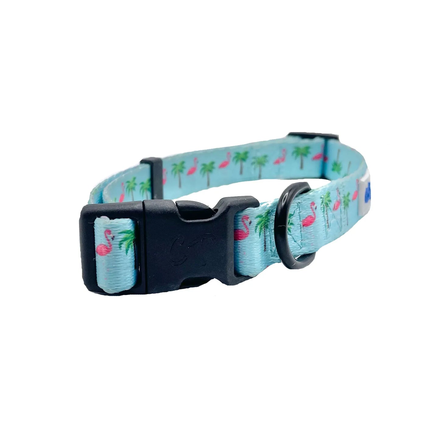 Flamingo Miami Vice Dog Collar