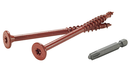 FastenMaster FlatLok 4" Structural Wood Screw 50 pc box