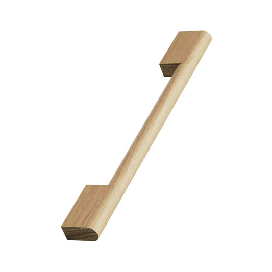 Lacquered Oak Wood "Fortis" Drawer Pulls