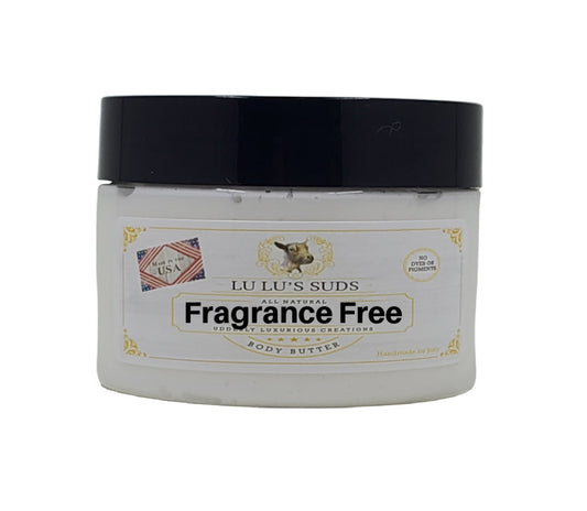 Fragrance Free Coconut Shea Body Butter 4 oz.
