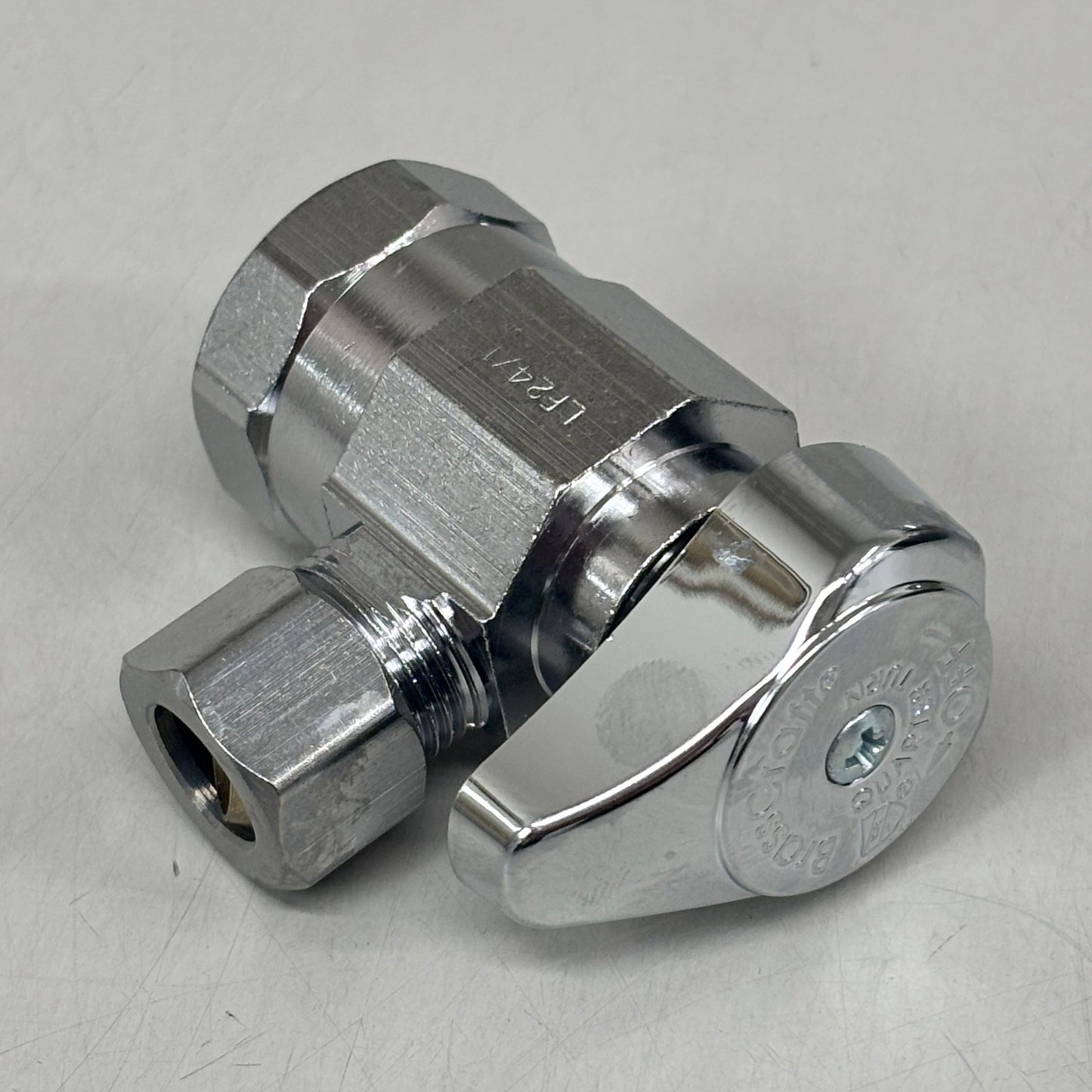 BRASSCRAFT (2 PACK) 1/4 Turn Angle Stop 1/2" FIP In X 3/8" OD COMPR Out G2R17XC
