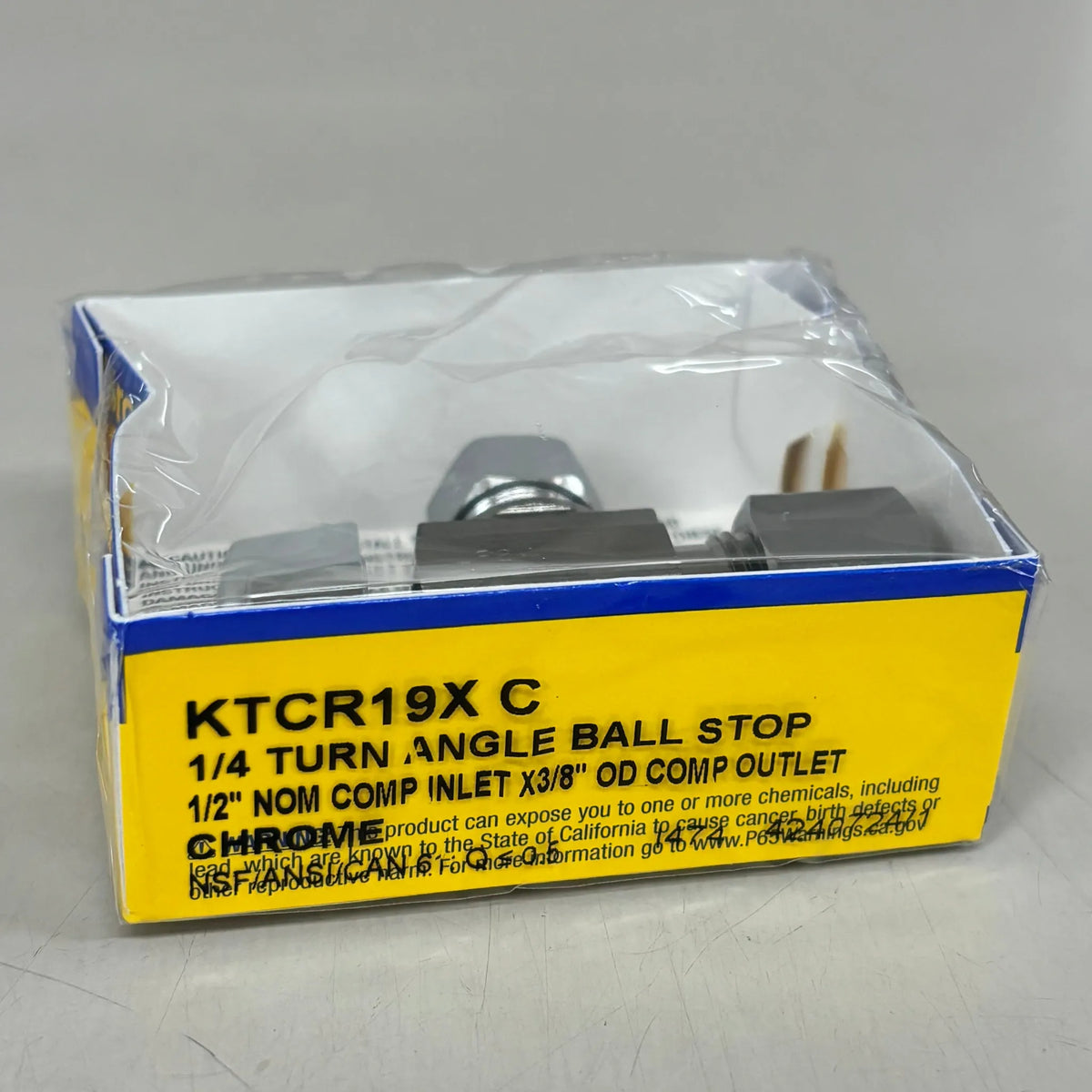 BRASSCRAFT 1/4 Turn Angle Ball Stop 1/2" NOM COMP In X 3/8" OD COMP Out KTCR19XC - 🆕 New Arrivals, All Products, Products from PayWut, 🛠️ Tools + Hardware - Little Red General Store