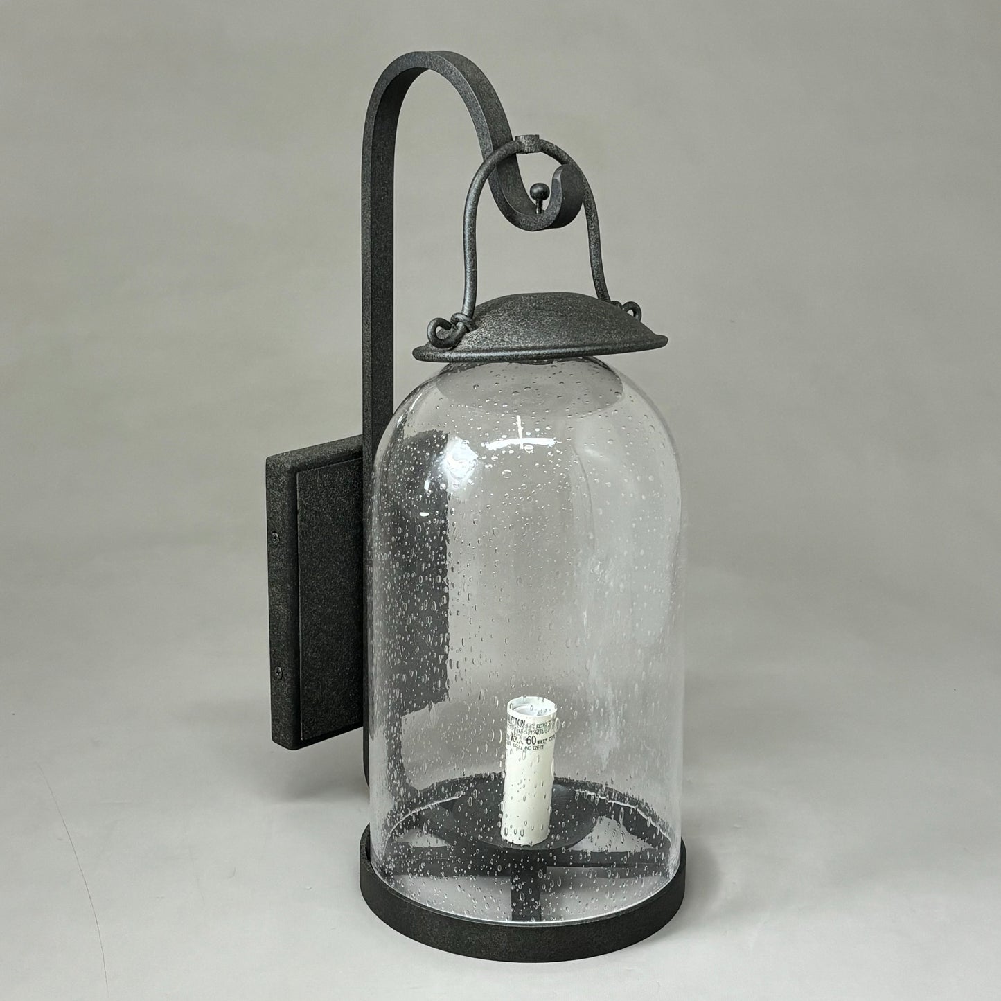 HUDSON VALLEY Lighting Group Napa County Wall Sconce Seedy Glass/Black B5181-FRM