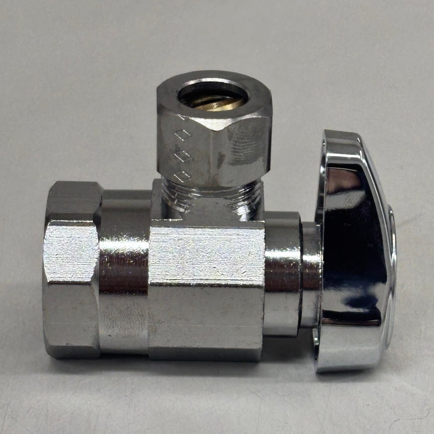 BRASSCRAFT (2 PACK) 1/4 Turn Angle Stop 1/2" FIP In X 3/8" OD COMPR Out G2R17XC