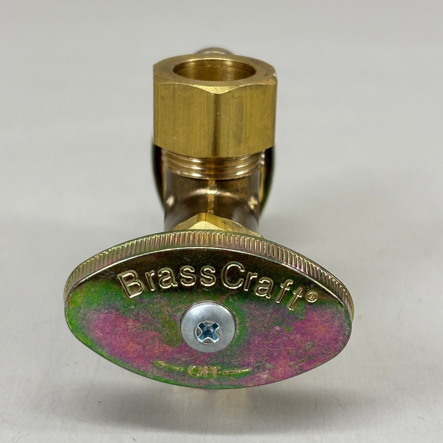BRASSCRAFT  Dual Shut Off Outlet Stop 1/2" NOm CMP In X 3/8" OD COMP CR1901DVSXR