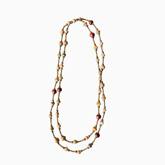 Haitian Signature Necklace- Pebble