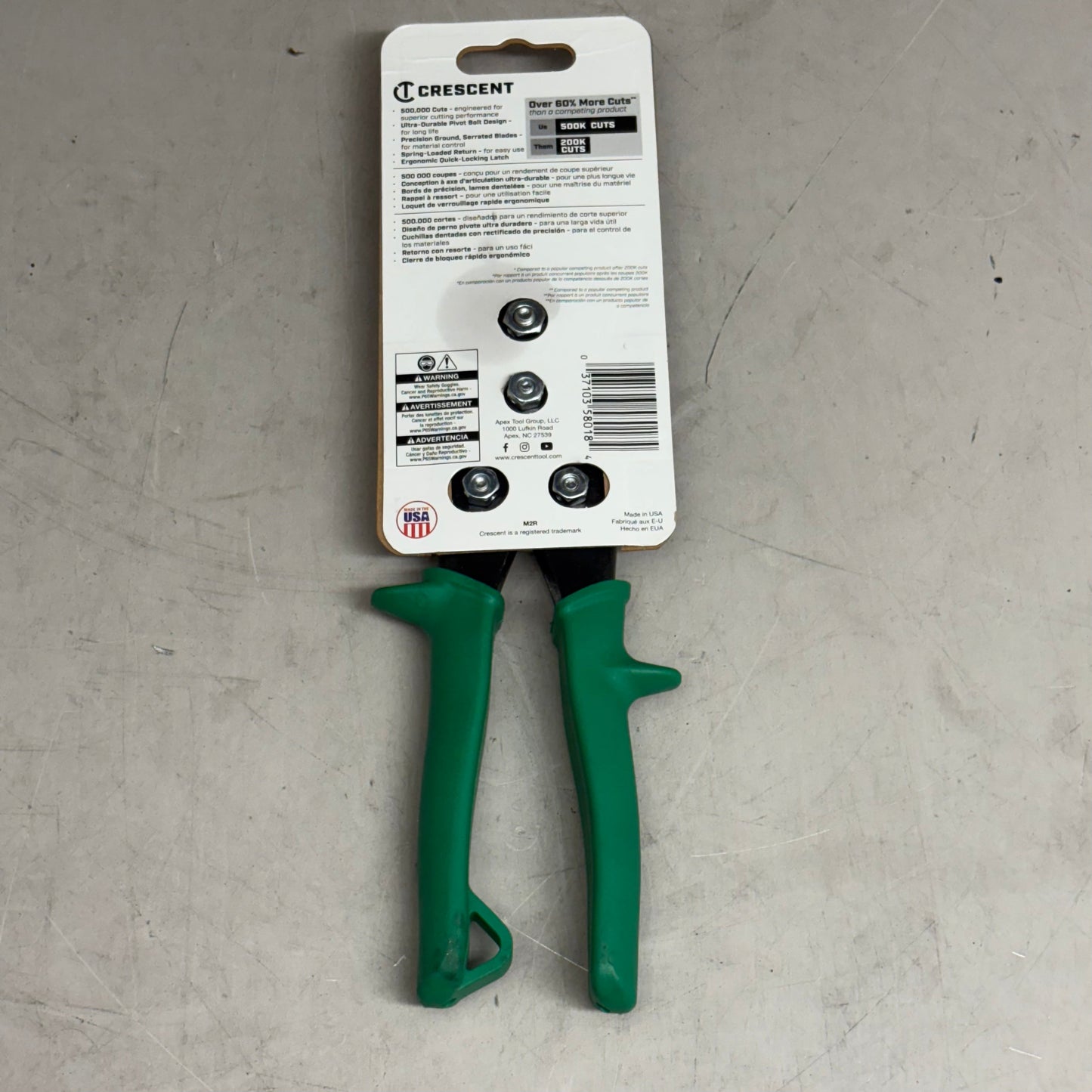 KRAFT TOOL CO Right Cutting Wiss Snips LA207