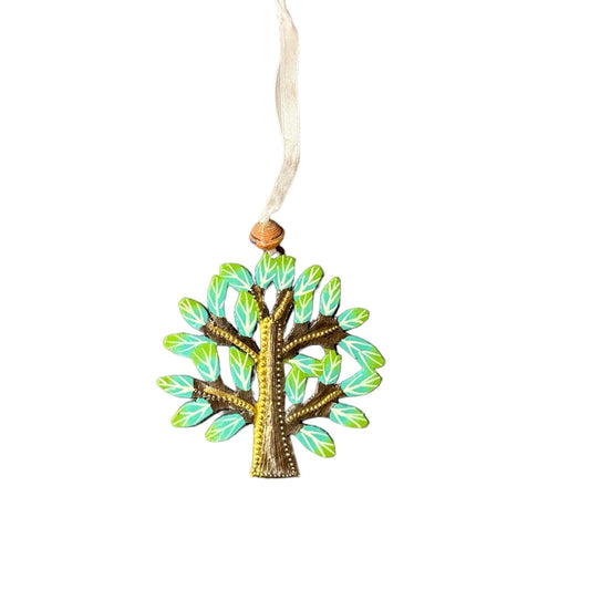 Tree of Life Tree Ornament- Turquoise/Green