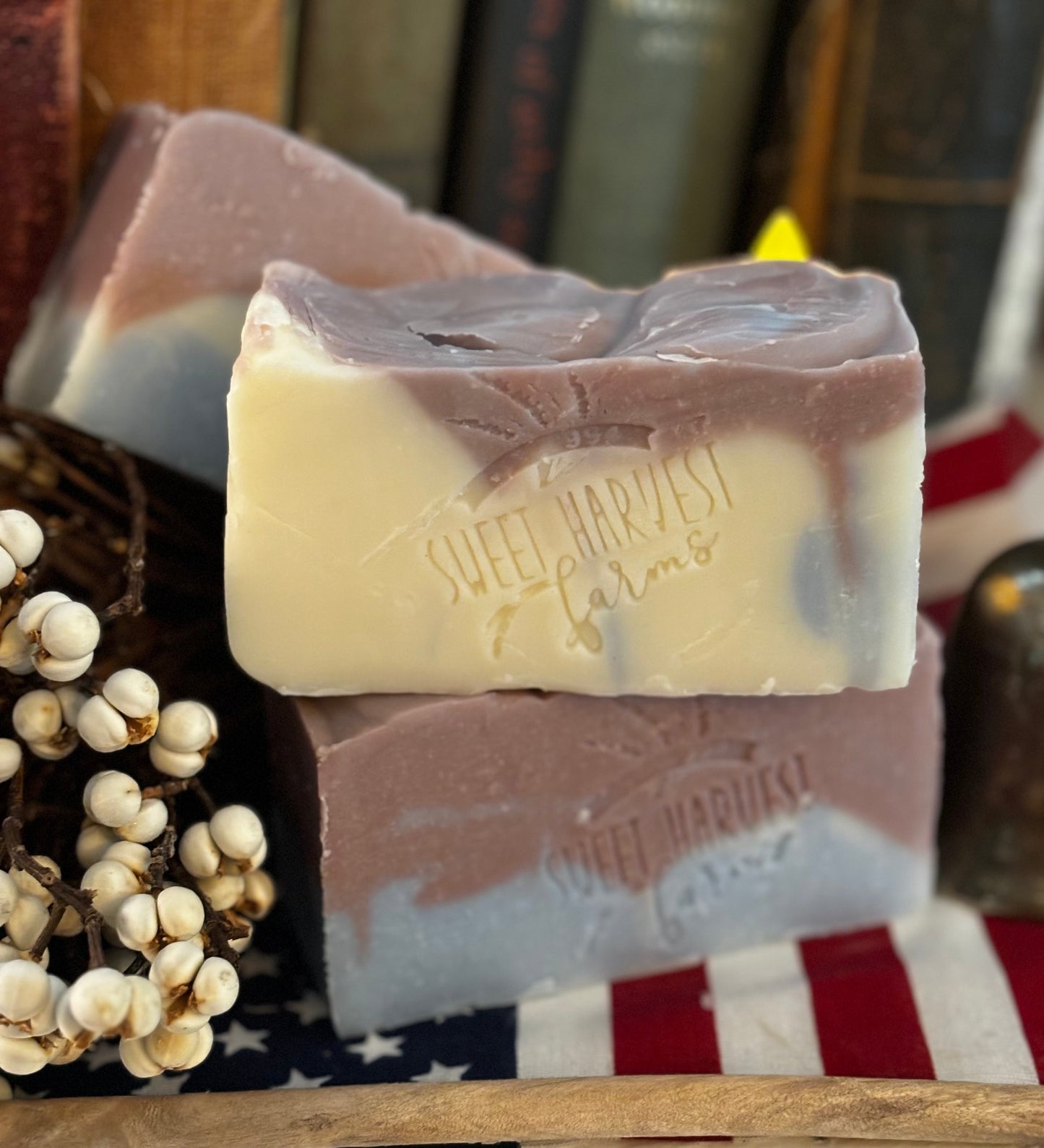 Americana Organic Handmade Soap in collaboration with Jill Wagner and Special Operations Warrior Foundation.